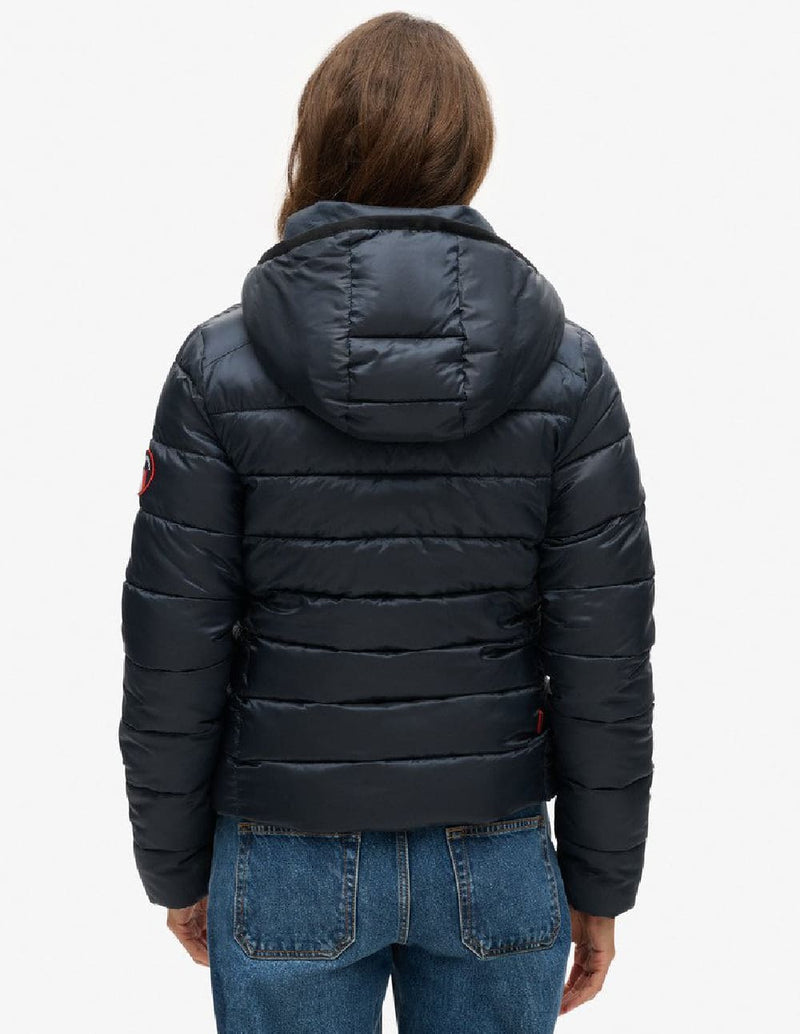 Plumas Superdry Fuji Quilt Azul Marino Mujer