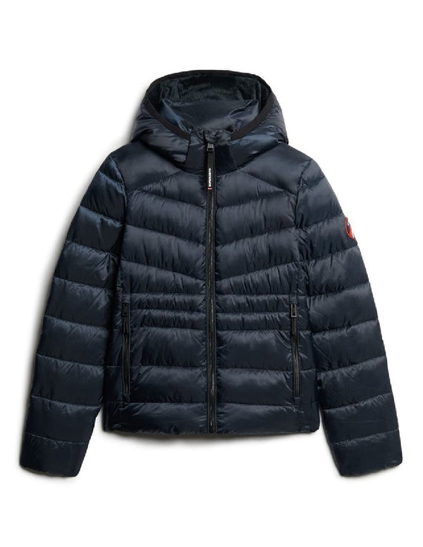 Plumas Superdry Fuji Quilt Azul Marino Mujer