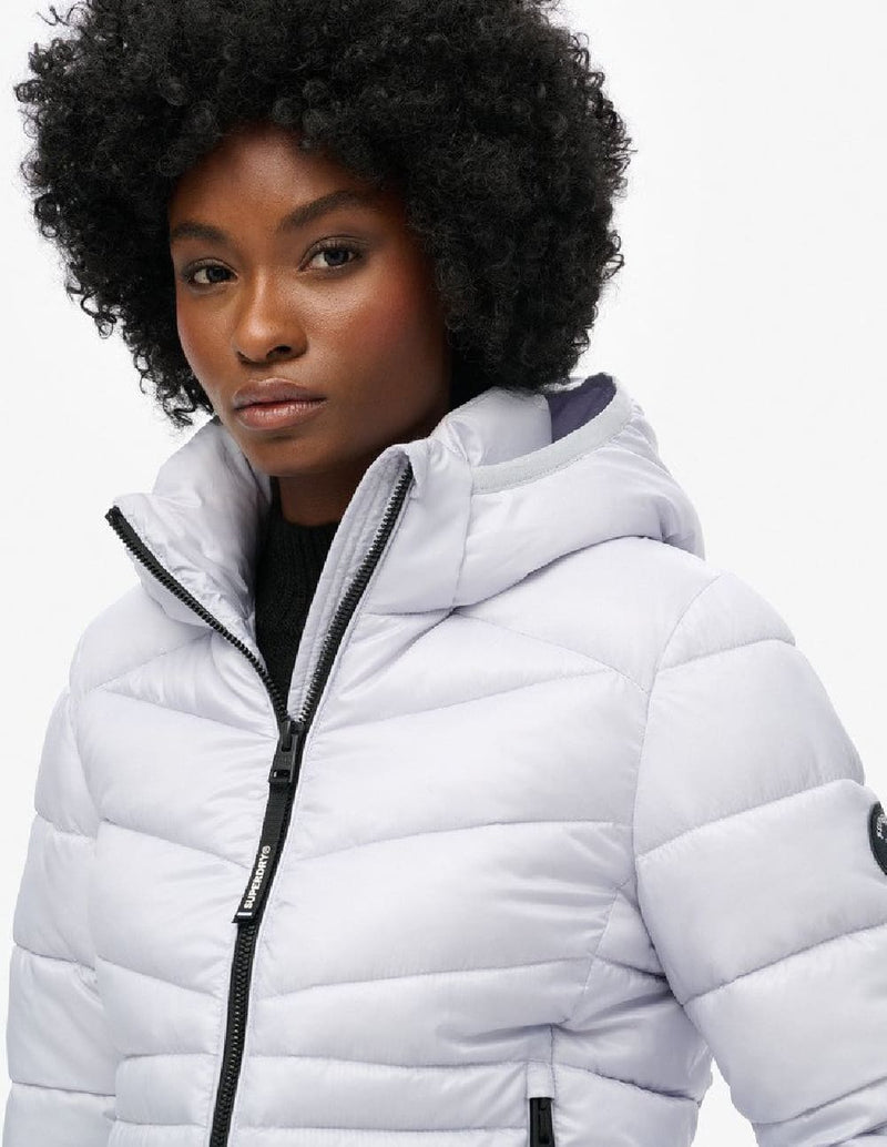 Plumas Superdry Fuji Quilt Blanco Mujer