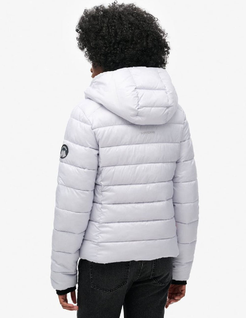 Plumas Superdry Fuji Quilt Blanco Mujer