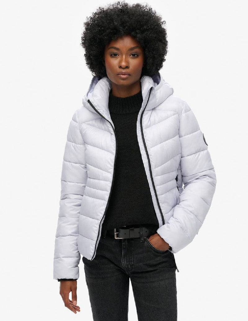 Plumas Superdry Fuji Quilt Blanco Mujer