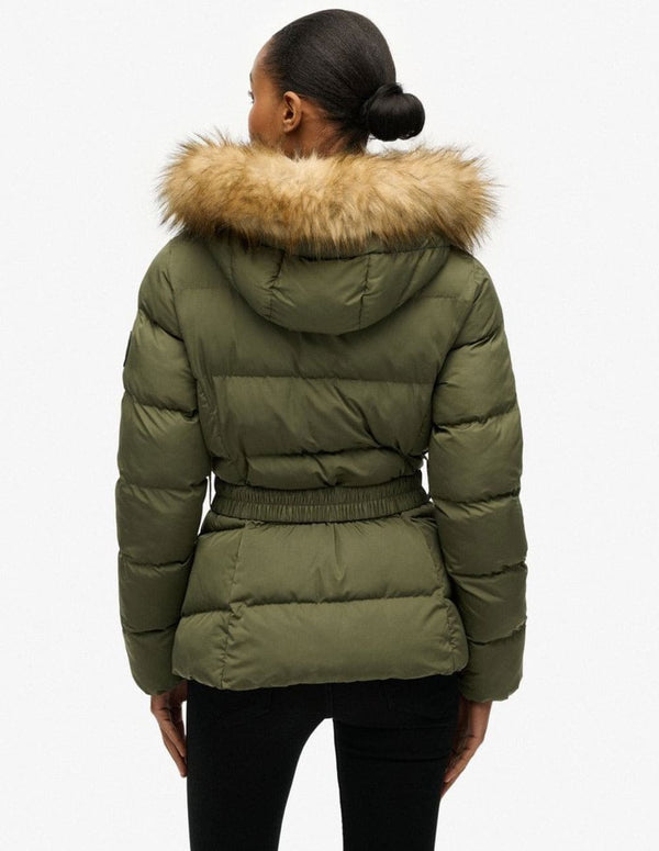 Plumas Superdry Fuji Verde Mujer