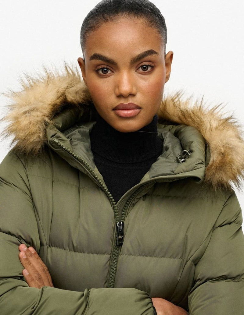 Plumas Superdry Fuji Verde Mujer