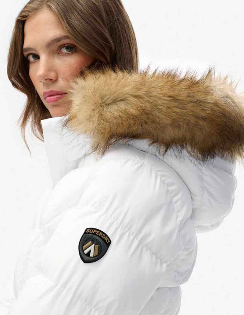 Plumas Superdry Fuji Blanco Mujer