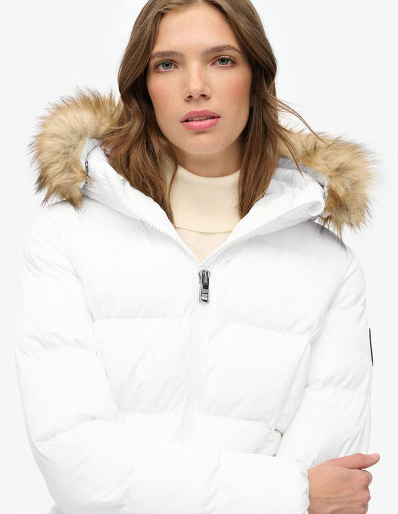 Plumas Superdry Fuji Blanco Mujer