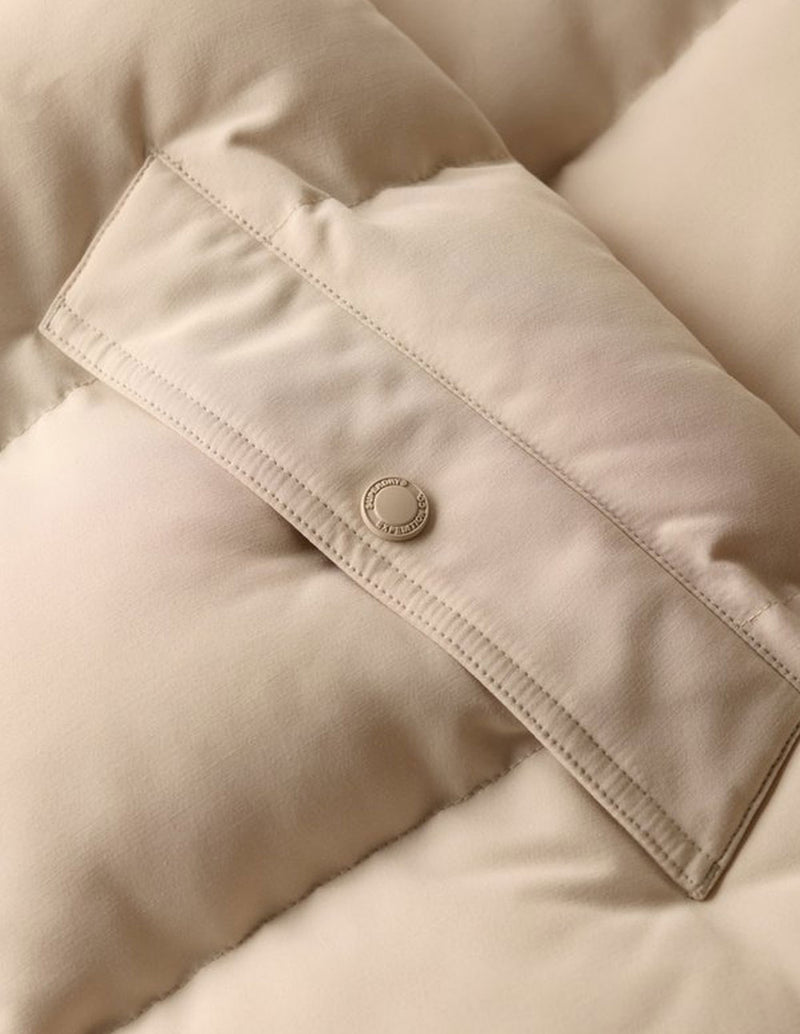 Plumas Superdry Everset Classic Beige Mujer