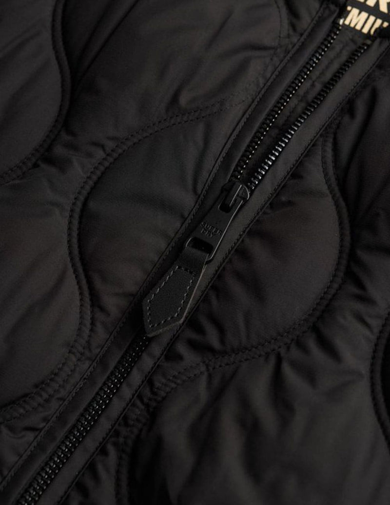 Chaqueta Larga Syperdry con Forro Acolchada Negra Mujer