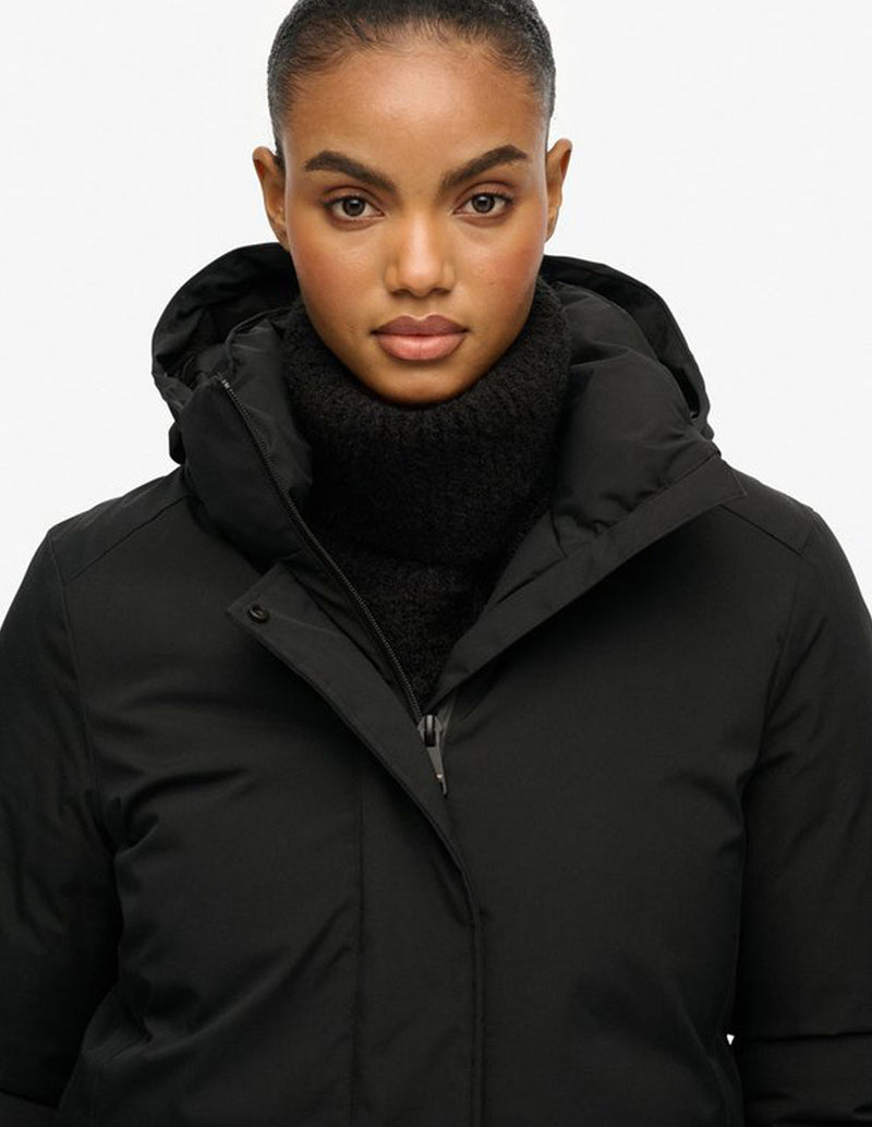 Parka Superdry City Fishtail Negra Mujer