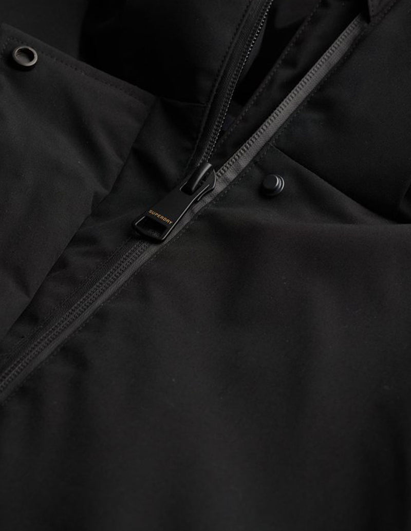 Parka Superdry City Fishtail Negra Mujer