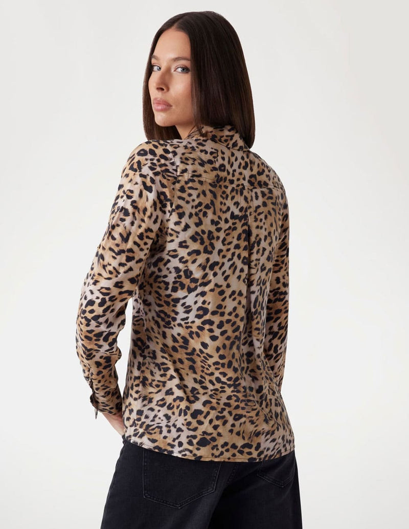 Camisa GUESS Animalier Multicolor Mujer
