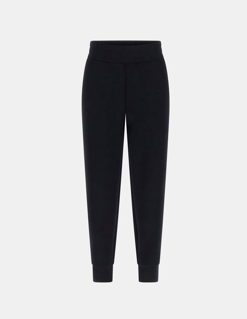 Pantalón GUESS de Neopreno con Banda Logo Beige Mujer