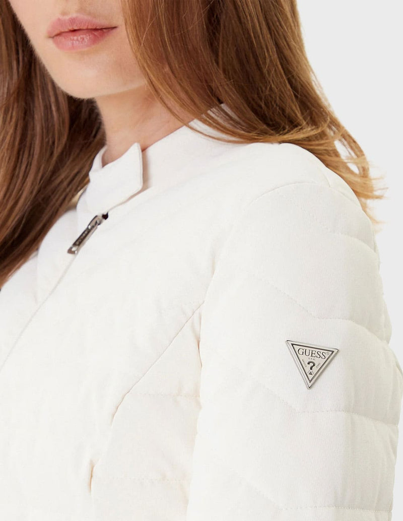 Chaqueta GUESS con Logo Beige Mujer