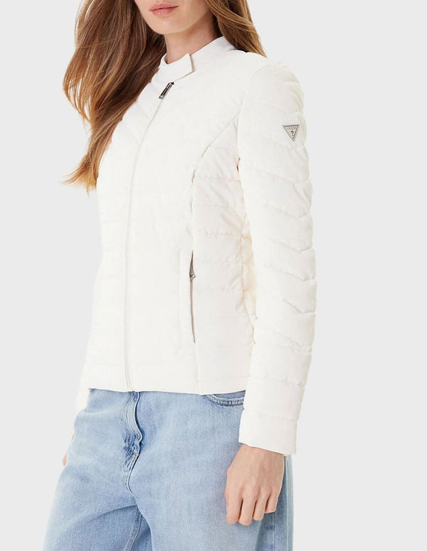 Chaqueta GUESS con Logo Beige Mujer
