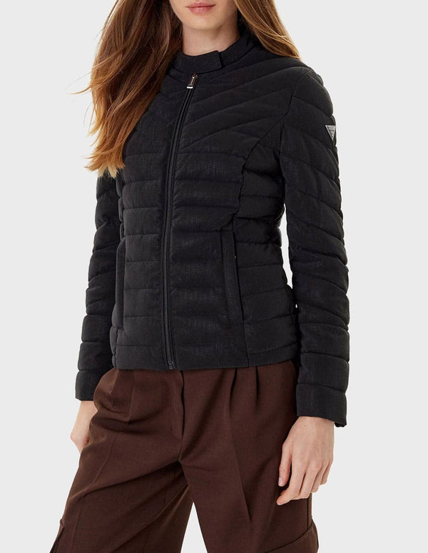 Chaqueta GUESS con Logo Negra Mujer