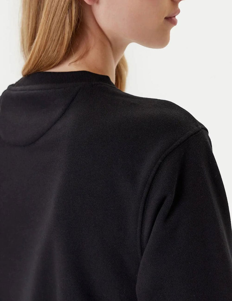 Sudadera GUESS Studded Love Negra Mujer