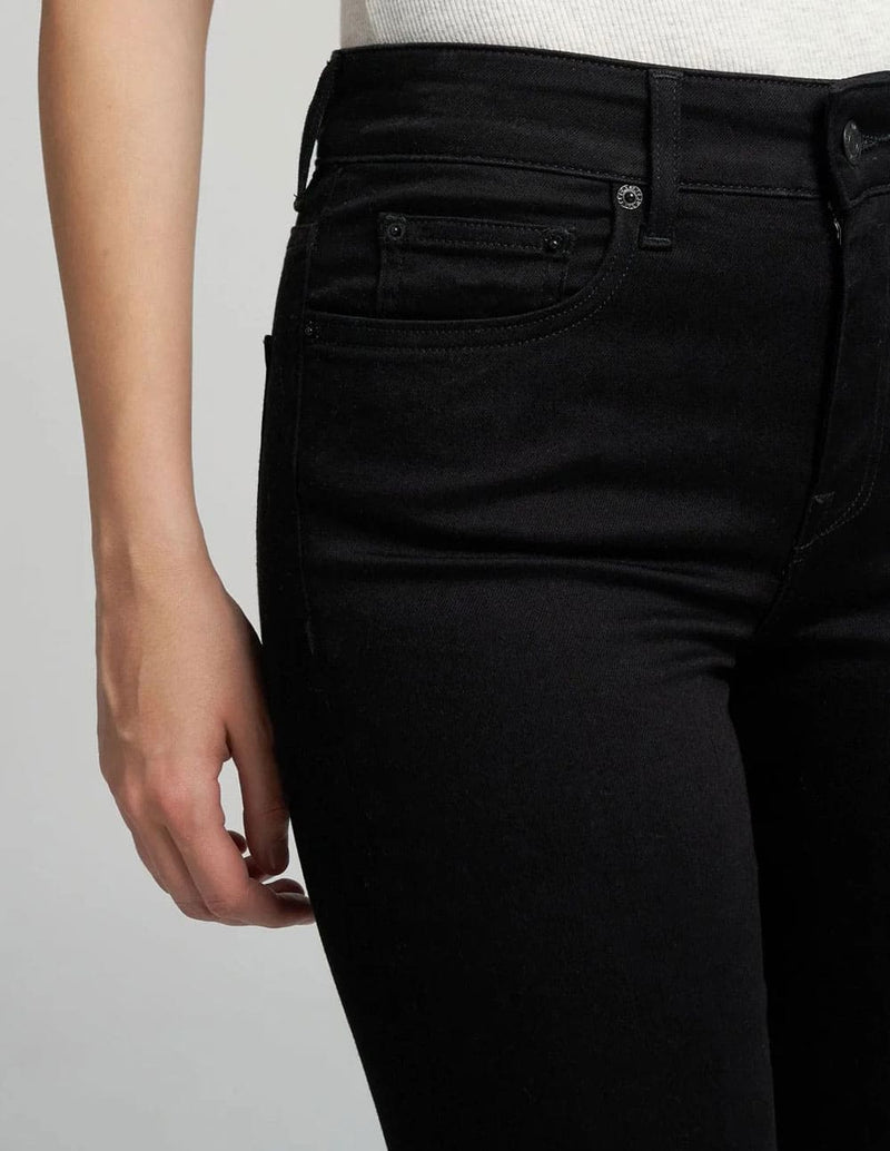 Pantalón Vaquero Replay Joella Acampanado Negro Mujer