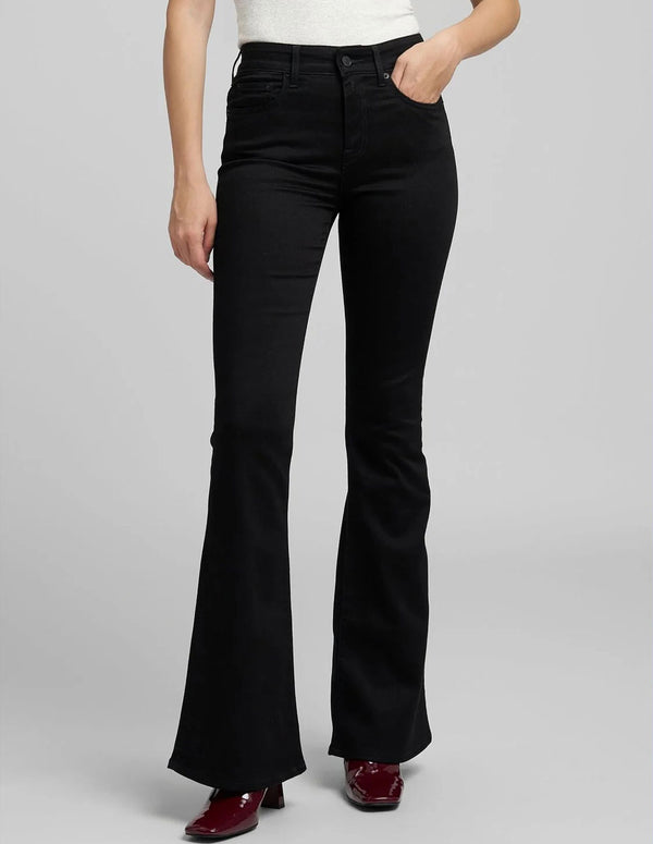 Pantalón Vaquero Replay Joella Acampanado Negro Mujer