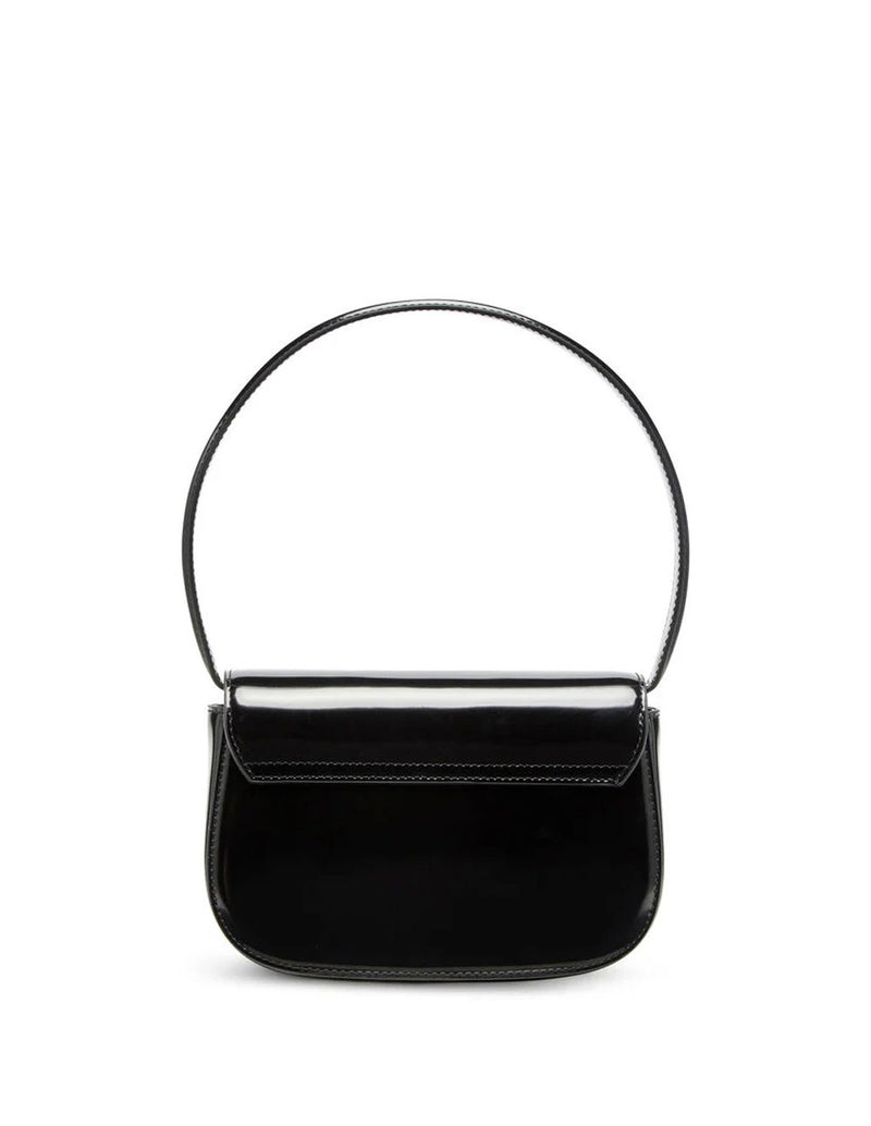 Bolso DIESEL con Logo Oval-D Negro Mujer 21 x 14 x 7