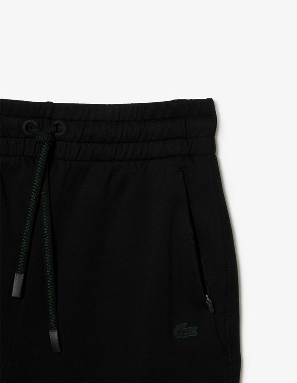 Pantalón de Chándal Lacoste de Doble Capa Negro Mujer