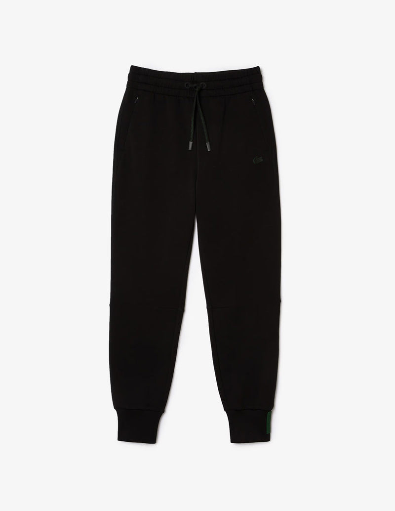 Pantalón de Chándal Lacoste de Doble Capa Negro Mujer