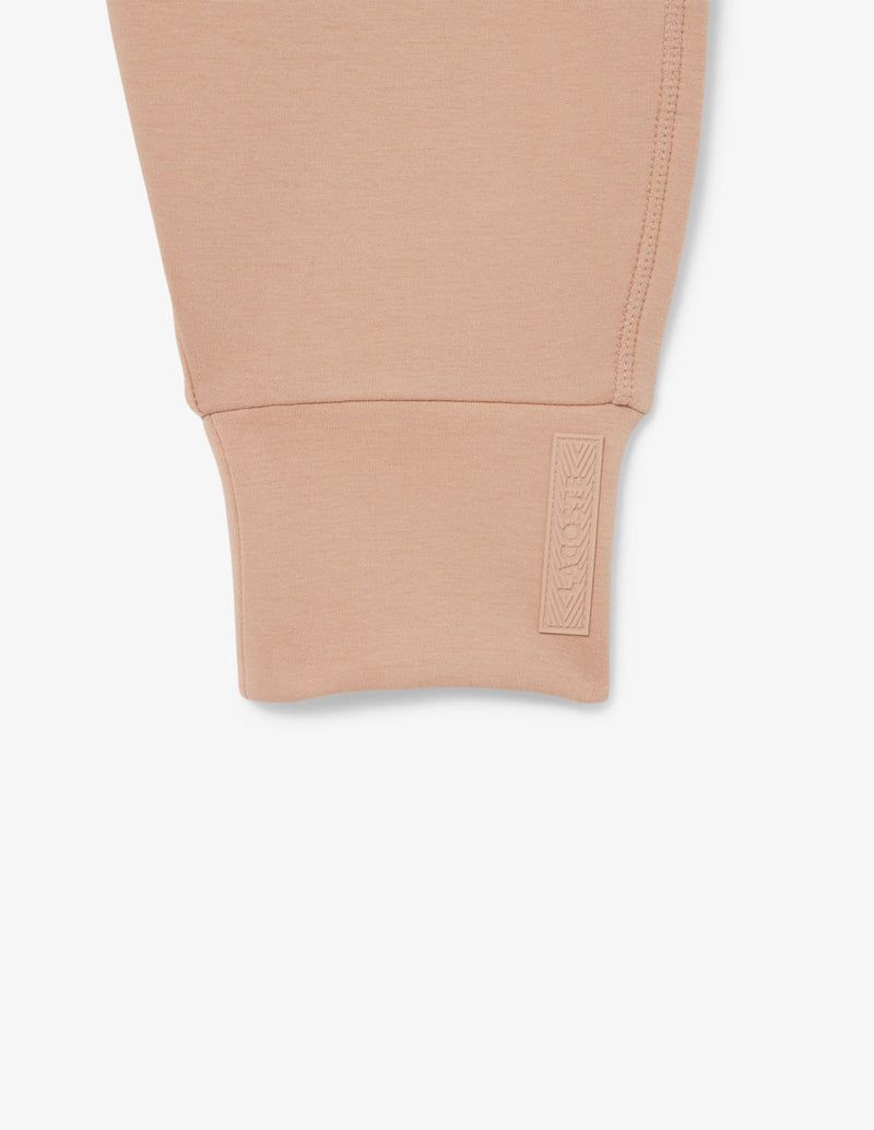 Pantalón de Chándal Lacoste con Logo Beige Mujer