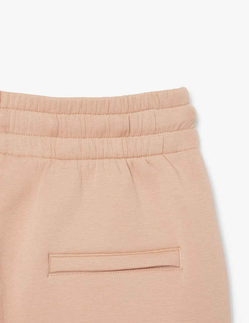 Pantalón de Chándal Lacoste con Logo Beige Mujer
