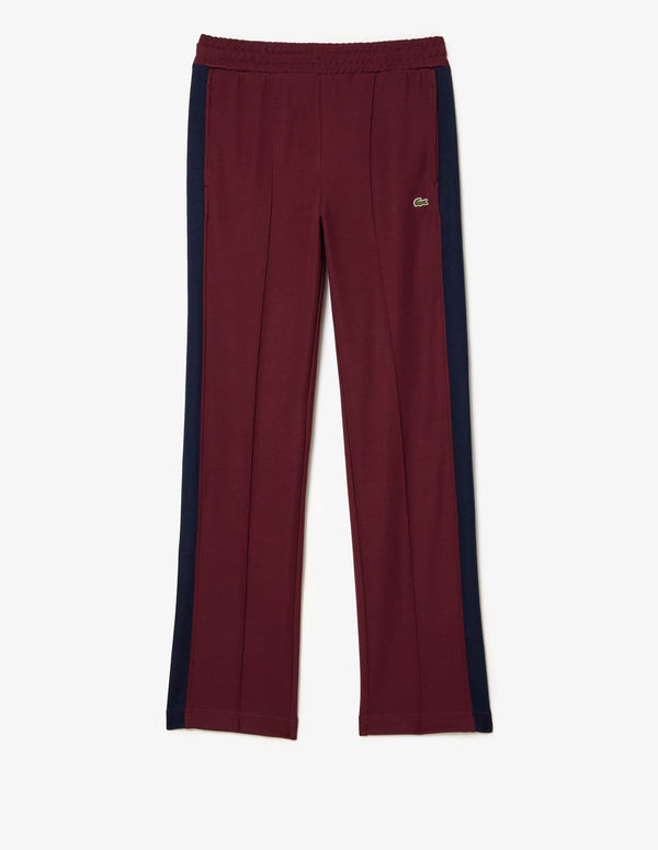 Pantalón de Chándal Lacoste Paris Burdeos Mujer