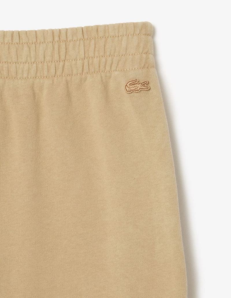 Pantalón de Chándal Lacoste con Insignia Beige Mujer