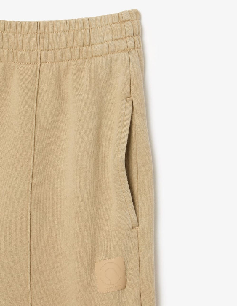 Pantalón de Chándal Lacoste con Insignia Beige Mujer