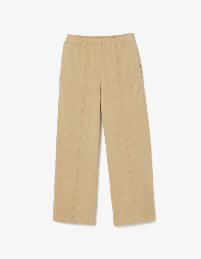 Pantalón de Chándal Lacoste con Insignia Beige Mujer