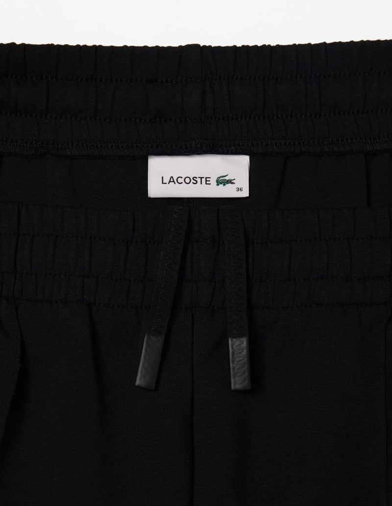 Pantalón de Chándal Lacoste con Logo Negro Mujer