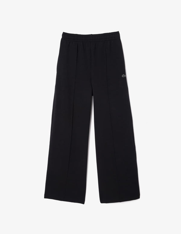 Pantalón de Chándal Lacoste con Logo Negro Mujer