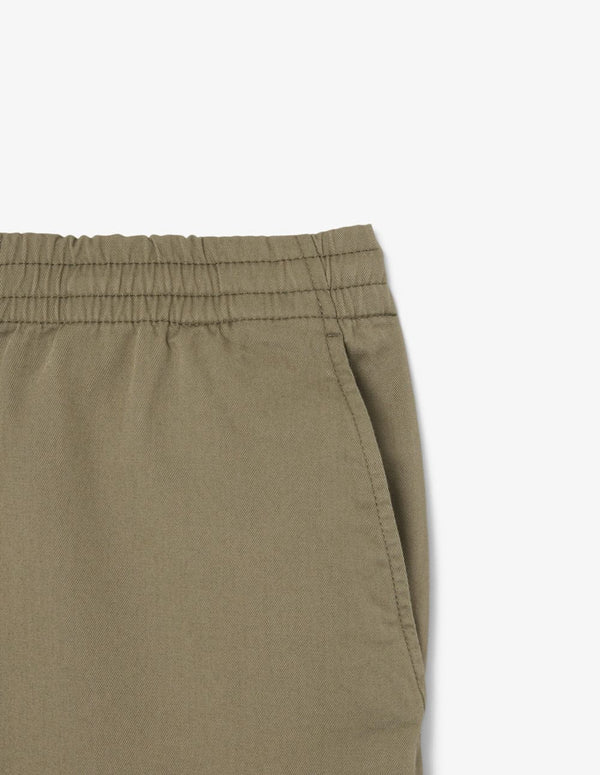 Pantalón Lacoste de Tela de Gabardina de Algodón Verde Hombre