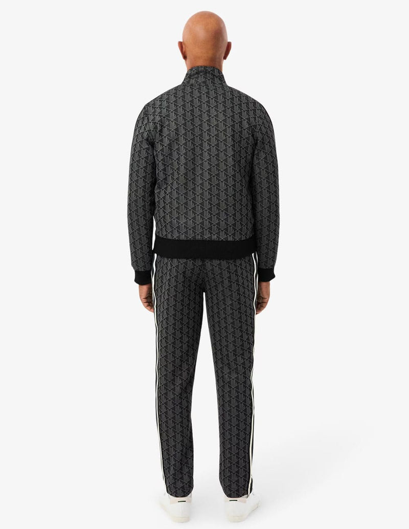 Pantalón de Chándal Lacoste Paris con Monograma Gris Oscuro Hombre