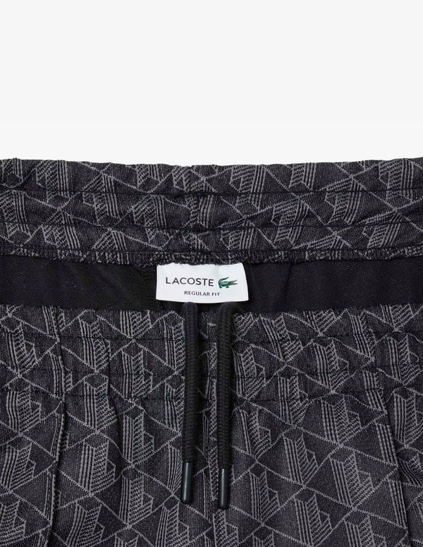 Pantalón de Chándal Lacoste Paris con Monograma Gris Oscuro Hombre