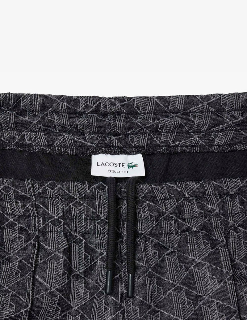 Pantalón de Chándal Lacoste Paris con Monograma Gris Oscuro Hombre