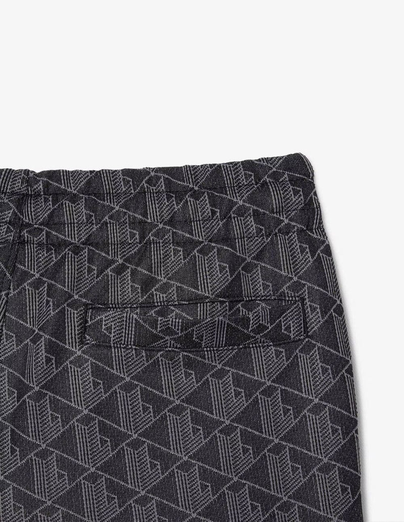 Pantalón de Chándal Lacoste Paris con Monograma Gris Oscuro Hombre