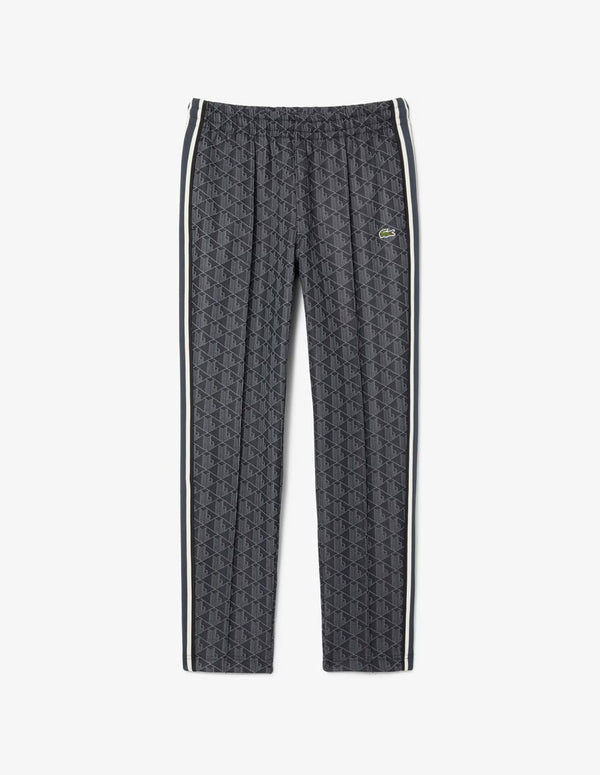 Pantalón de Chándal Lacoste Paris con Monograma Gris Oscuro Hombre