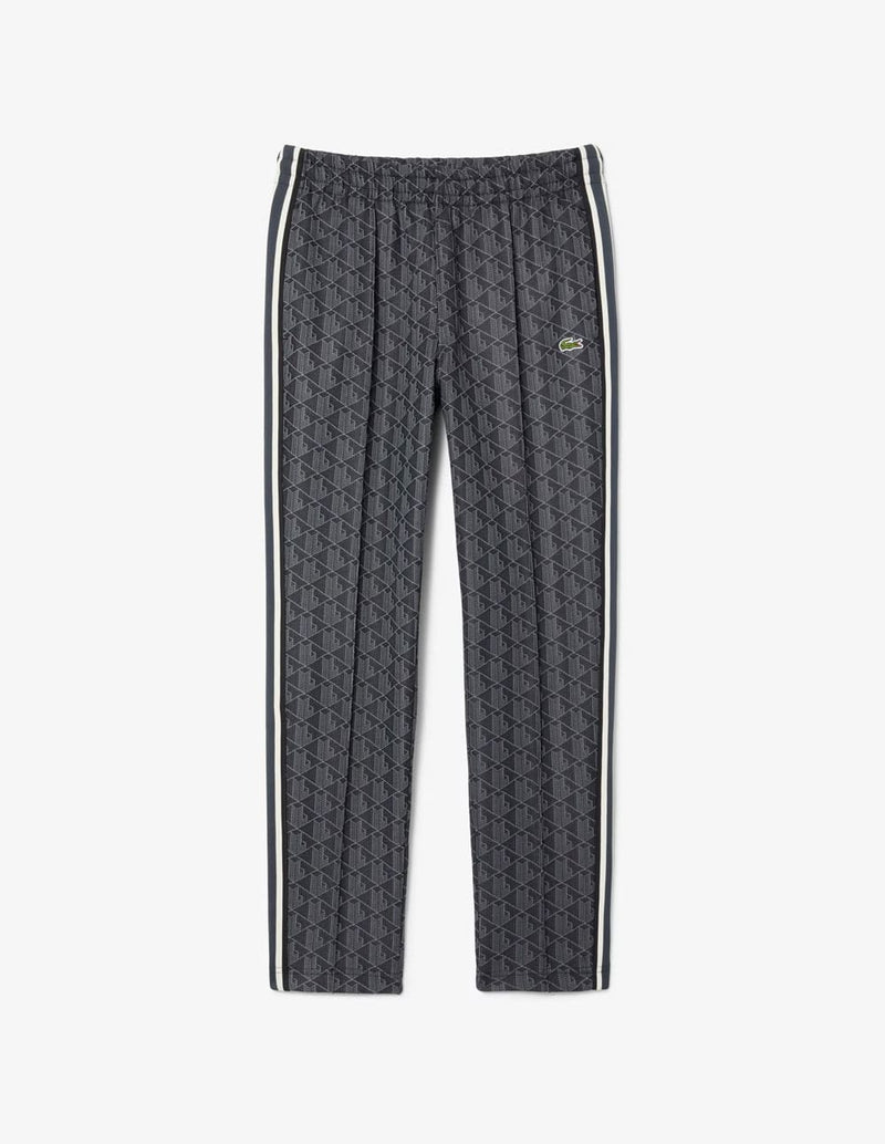 Pantalón de Chándal Lacoste Paris con Monograma Gris Oscuro Hombre