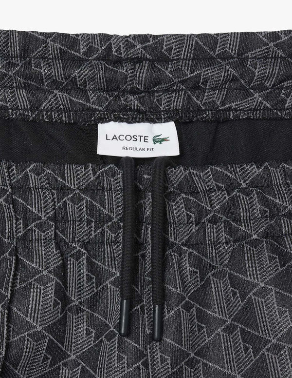 Pantalón de Chándal Lacoste Paris con Monograma Gris Oscuro Hombre