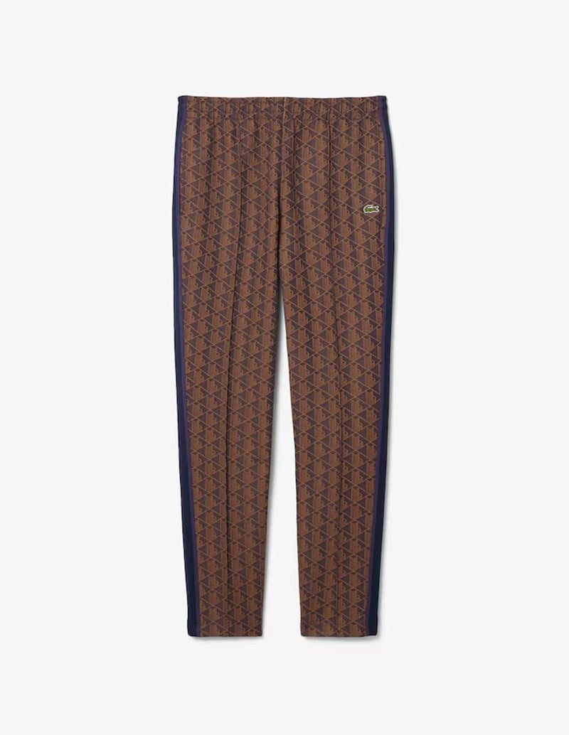 Pantalón de Chándal Lacoste Paris con Monograma Marrón Hombre
