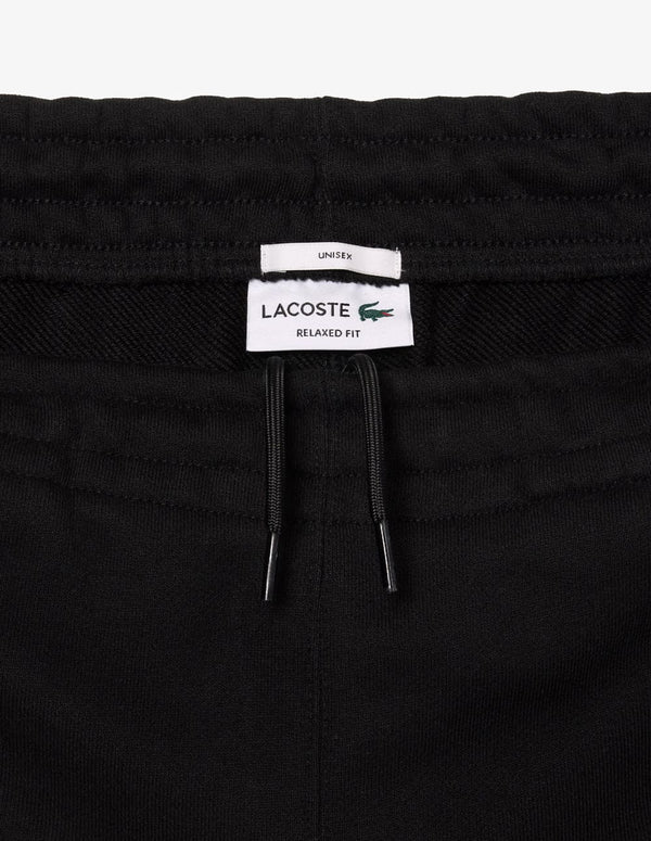 Pantalón de Chándal Lacoste con Logo Negro Unisex