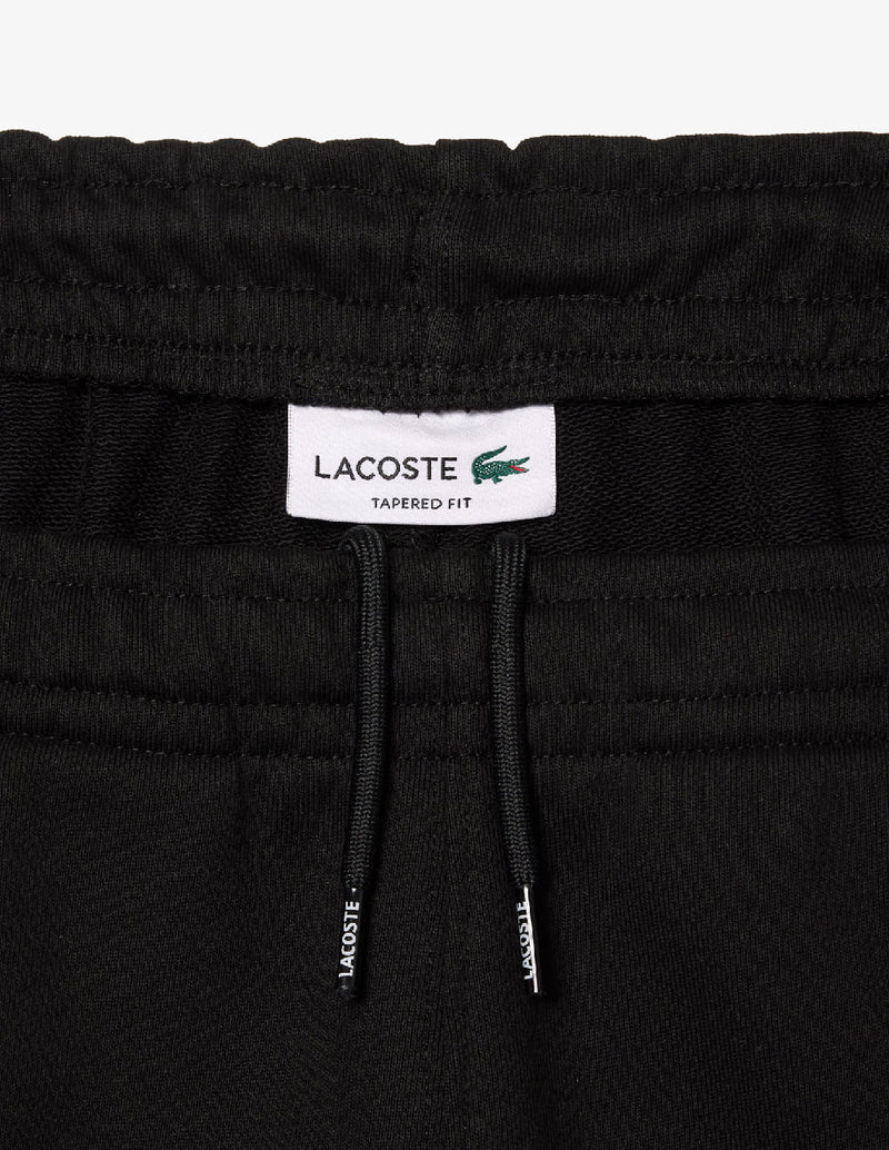 Pantalón de Chándal Lacoste con Logo Negro y Beige Hombre