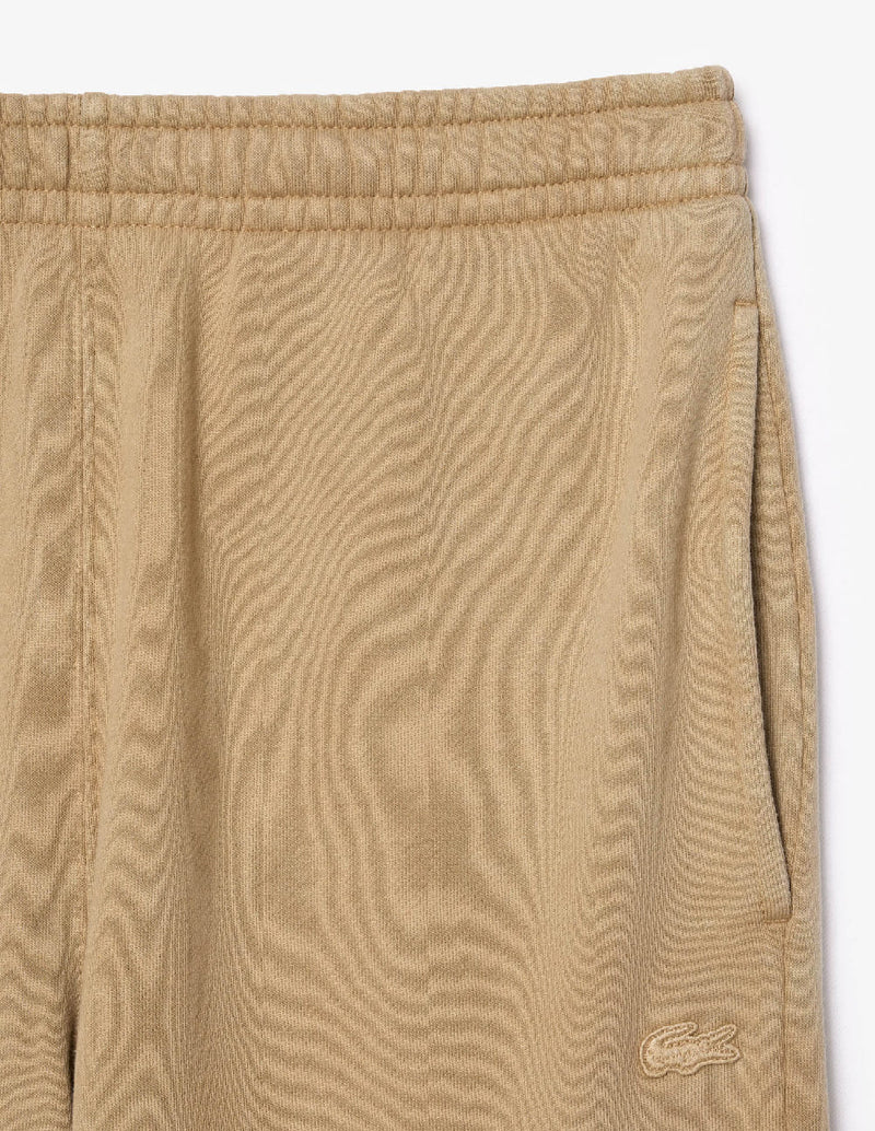 Pantalón de Chándal Lacoste con Logo Beige Unisex