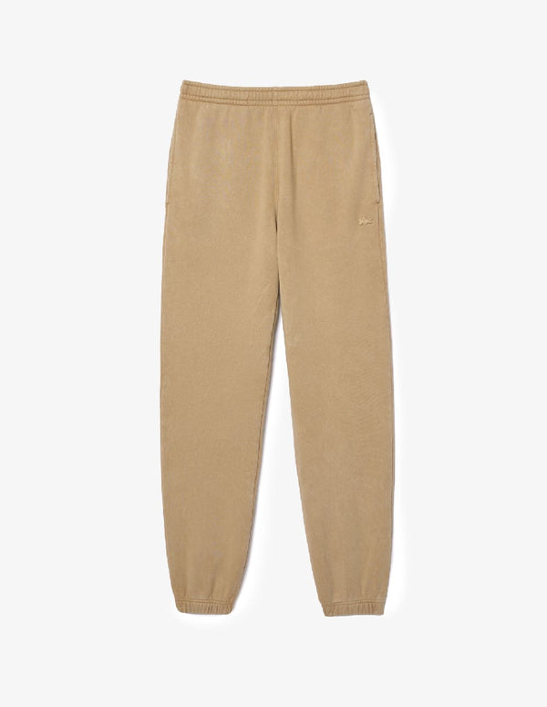 Pantalón de Chándal Lacoste con Logo Beige Unisex