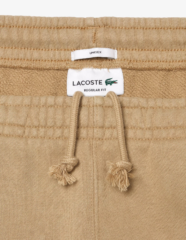 Pantalón de Chándal Lacoste con Logo Beige Unisex