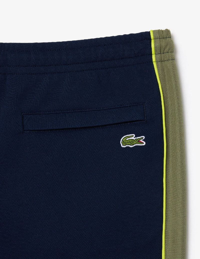 Pantalón de Chándal Lacoste de Piqué Azul Marino Hombre