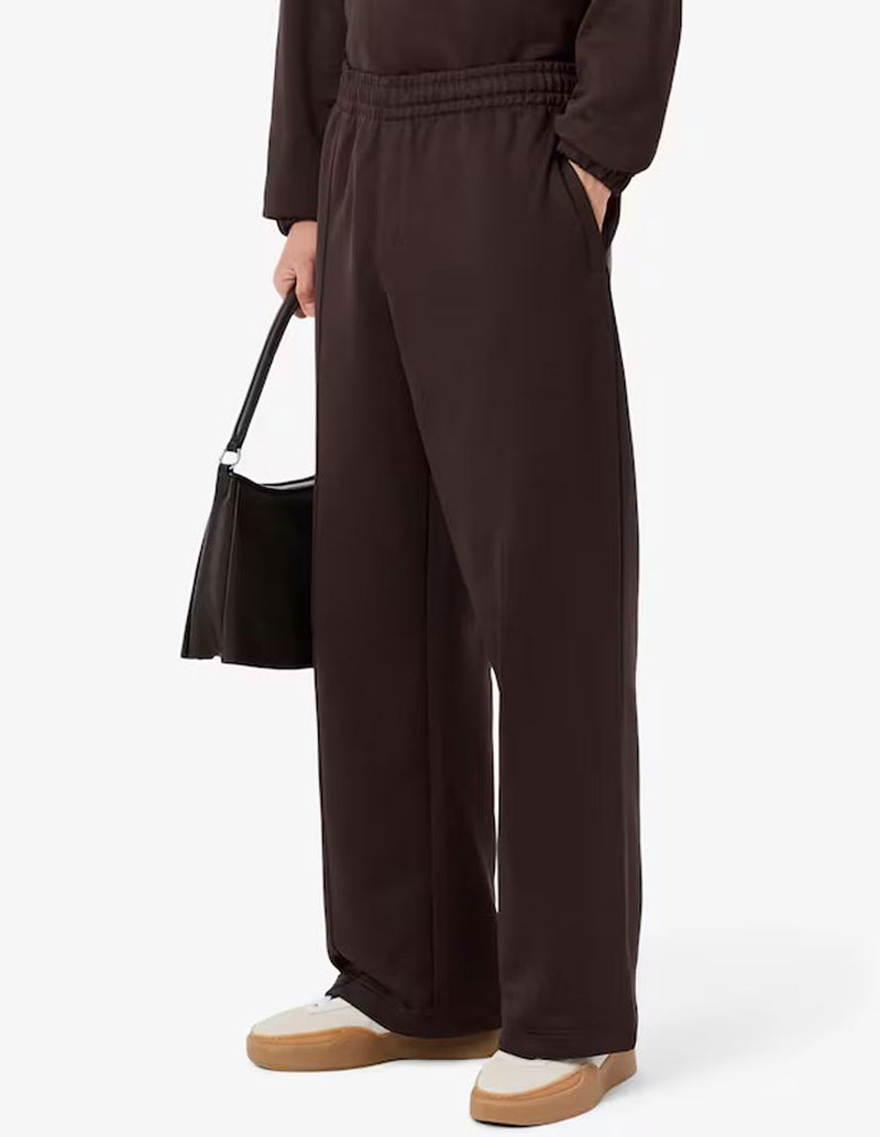 Pantalón de Chándal Lacoste de Corte Ancho Marrón Hombre