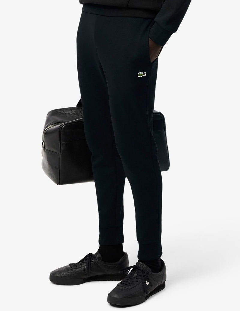 Pantalón de Chándal Lacoste con Logo Negro Hombre