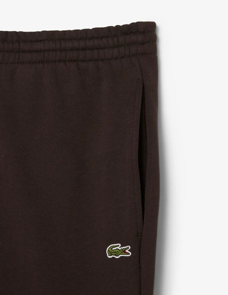 Pantalón de Chándal Lacoste de Corte Ajustado Marrón Hombre